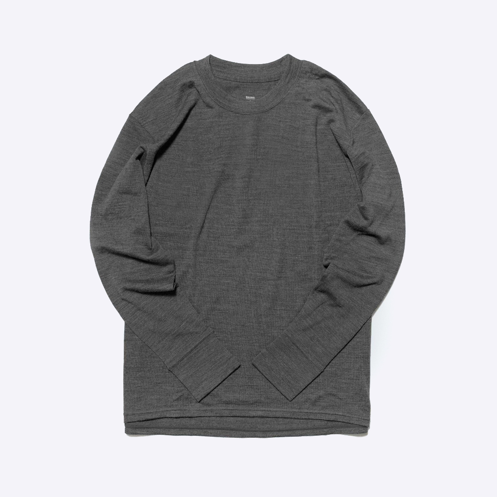 BRING ブリング WUNDERWEAR Mid. T-shirt long sleeve Gray