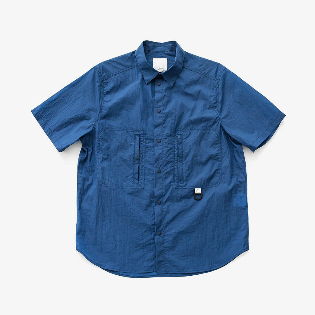 CAYL PC Nylon Short Sleeve Hiker Shirts Blue