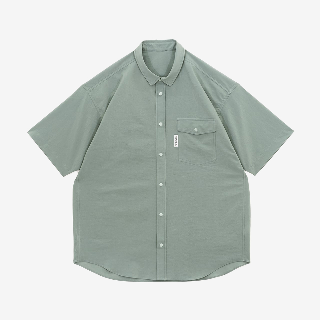 RIDGE MOUNTAIN GEAR bW}EeMA Womens Basic Short Sleeve Shirt Sage Green