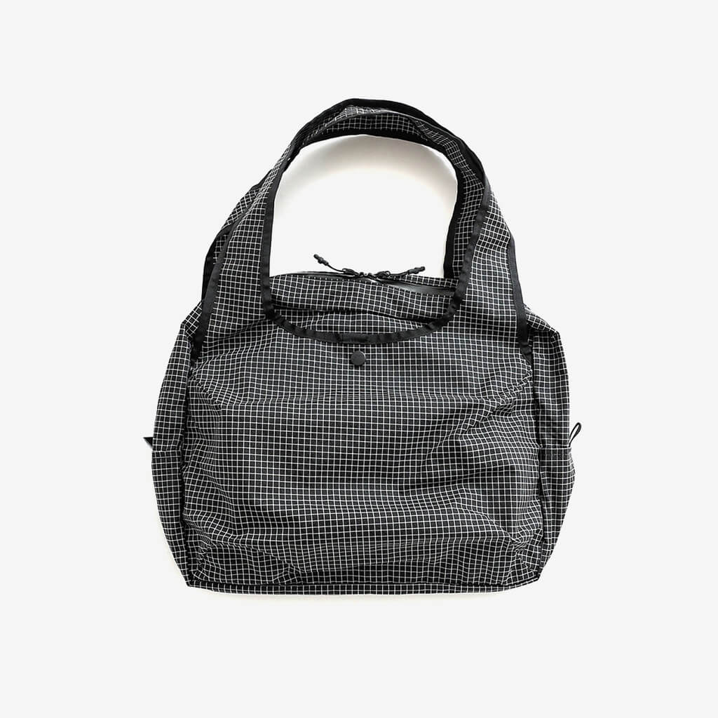 CAYL PC Shell Tote Grid Black